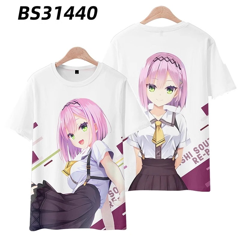 angel Disturbance Re-boot 顧天音白雪乃ぱいにぃ半袖tシャツ ゆずクラブ服