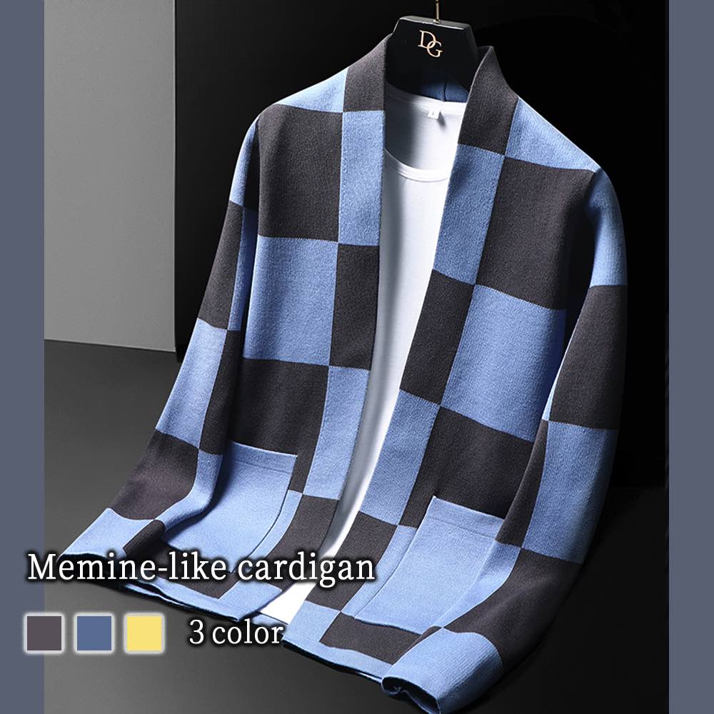 ノーカラージャケット メンズ 市松模様カーディガン ショート ビジネス おすすめ ピンク セットアップ ブランド セール ジャケット 春 ノーカラー 秋 ミリタリージャケット テーラードジャケット 人