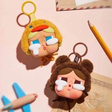 公式正規品POP MART CRYBABY Crying Again Series-Earphone Case イヤホンケース ヘッドホン収納ボックス 収納袋 小銭入れ