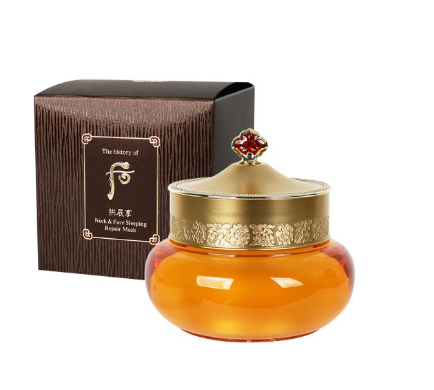 ゴンジンヒャン インヤン ネック＆フェイス エラスティシティリペア スリープパック / 韓国スキンケア / 引き締め / 保湿