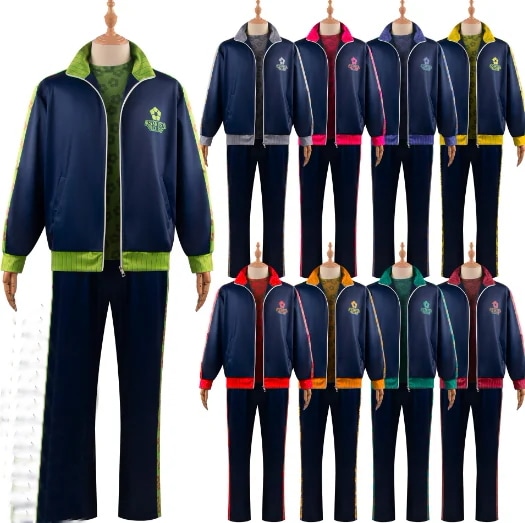 コスプレ変装仮装衣装ブルーロック潔世一/千切豹馬/凪誠士郎員スポーツウェア