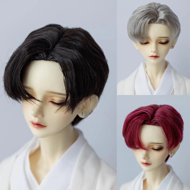 BJD 1/3 1/4 ドールウィッグ 手入れ ショート SD/小顔SD/MSDサイズ球体関節人形用