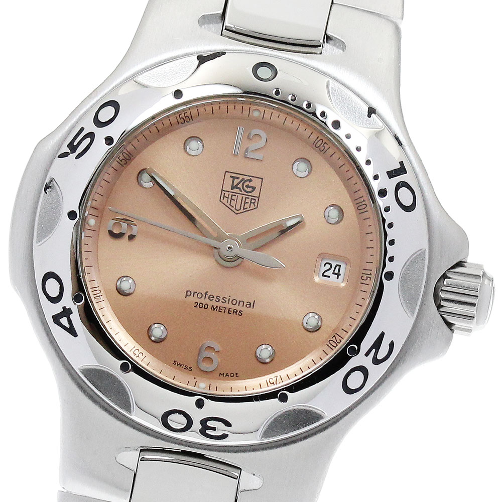 タグホイヤー TAG HEUER WL1319 キリウム デイト クォーツ レディース 美品 保証書付き_885234【中古】
