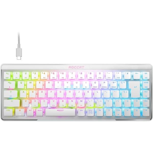 ゲーミングキーボード Vulcan II Mini Air 日本語配列 JIS ワイヤレス 2.4GHz Bluetooth ホワイト ミニ 65% オプティカル リニア RGB カスタ