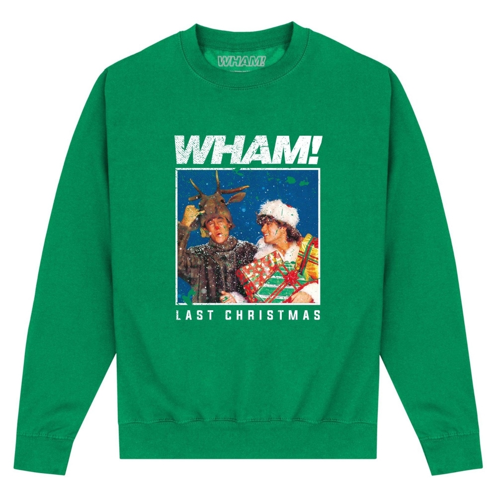 (英国より直送) Wham ユニセックス大人用ラストクリスマススウェットシャツ