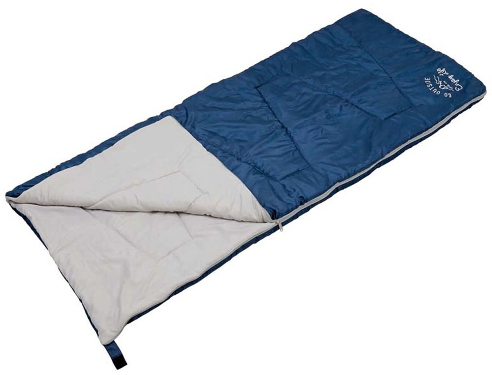 CAPTAIN STAG キャプテンスタッグ モンテ 洗えるクッションシュラフ ネイビー 使用温度目安：約12℃～ UB0027