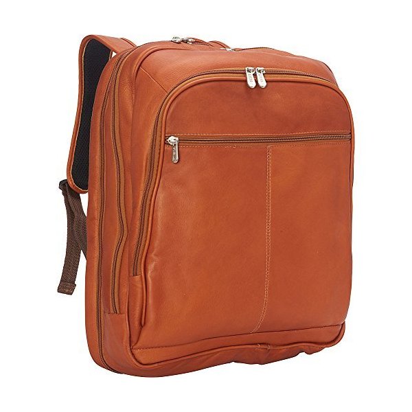 Piel Leather XL Laptop Travel Backpack， Saddle， One Size 並行輸入品 30,420円
