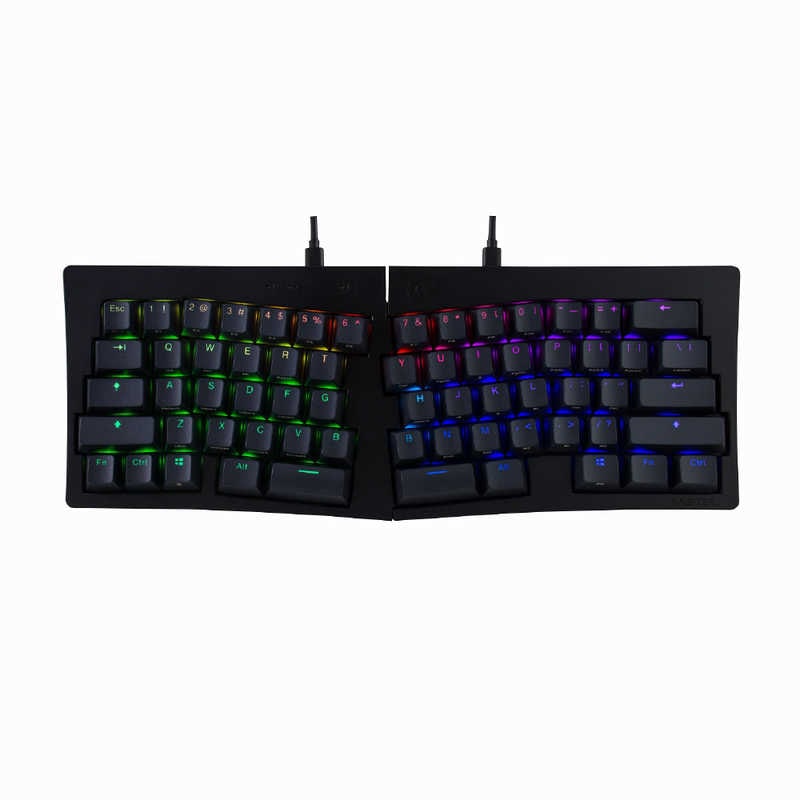 MISTEL　キーボード 分離型 Barocco MD600 Alpha RGB BT (英語配列) ［有線・ワイヤレス/Bluetooth・USB］ ブラック　ML-MD600ABT-U-SV/BK