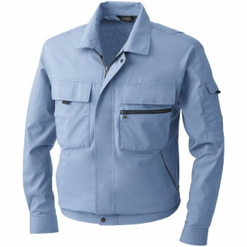 桑和 483 長袖ブルゾン 4Lサイズ サックス（209）