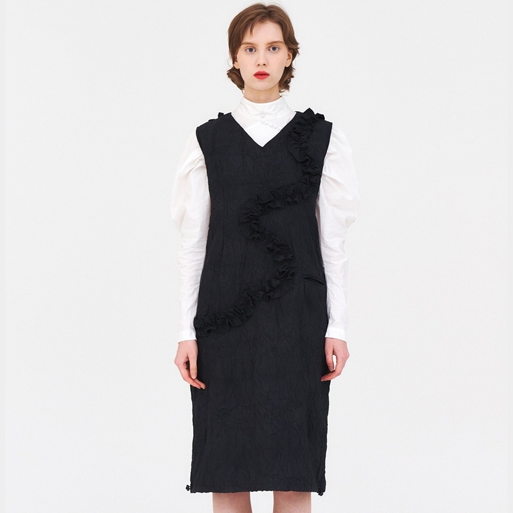 ノースリーブシャーリングトップス