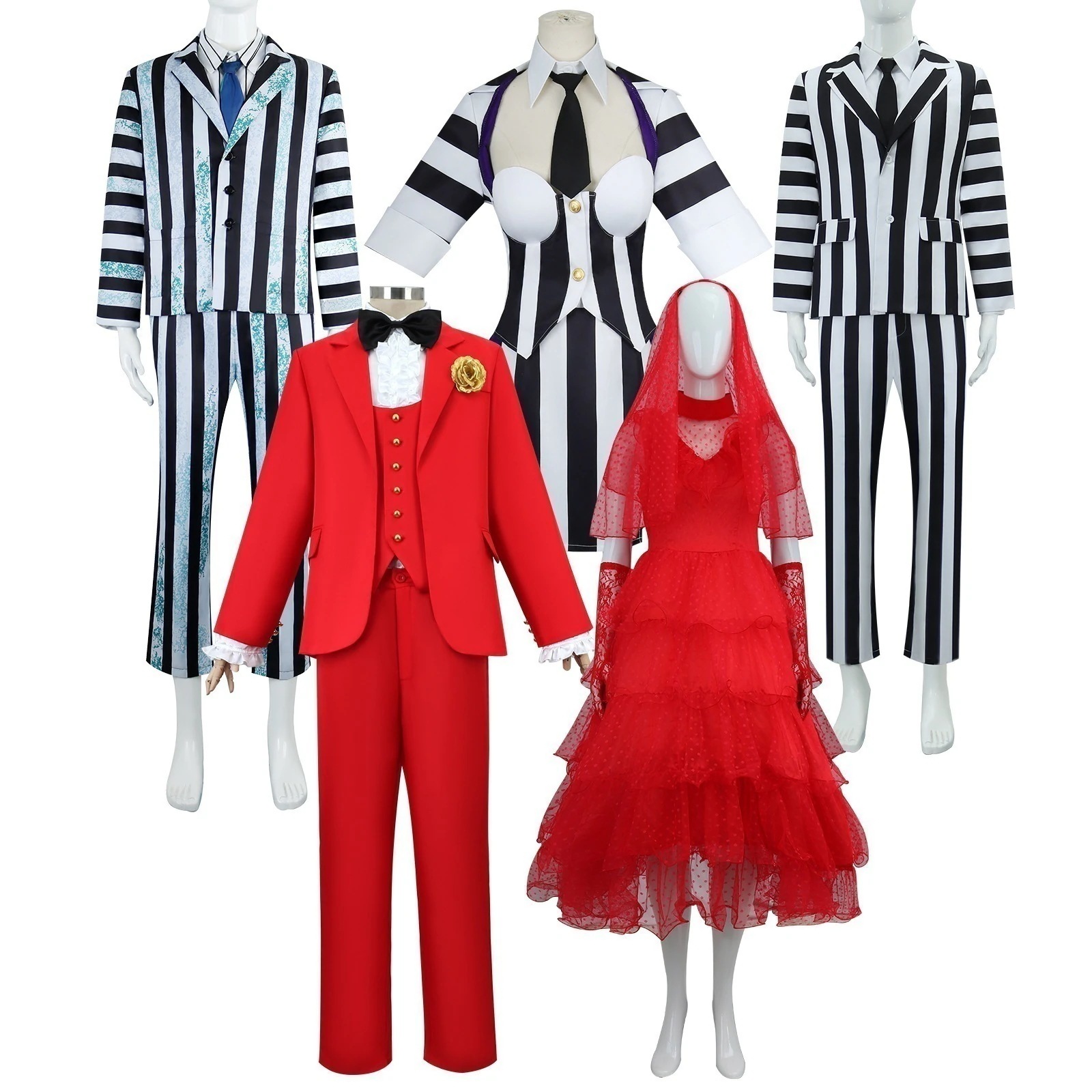 ハロウィン阴间大法师cos服マイケルキートンスーツコスプレビートルズ汁cos服