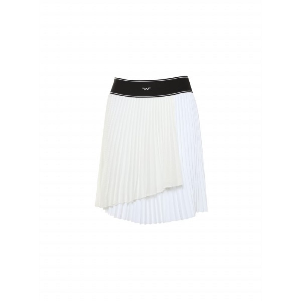 (ワイドアングル) COカッププリーツミドル丈キュロット L_WWM23Q15W2