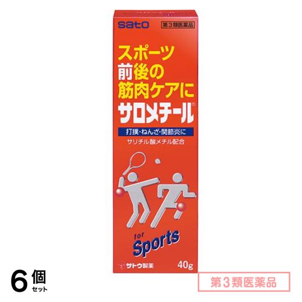 第３類医薬品 サロメチール 40g 6個セット