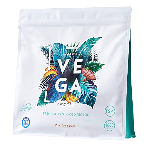 HALEO ソイプロテイン VEGA（ベガ） 植物性プレミアム栄養食 厳選自然素材 チョコレートバナナ味 1080g