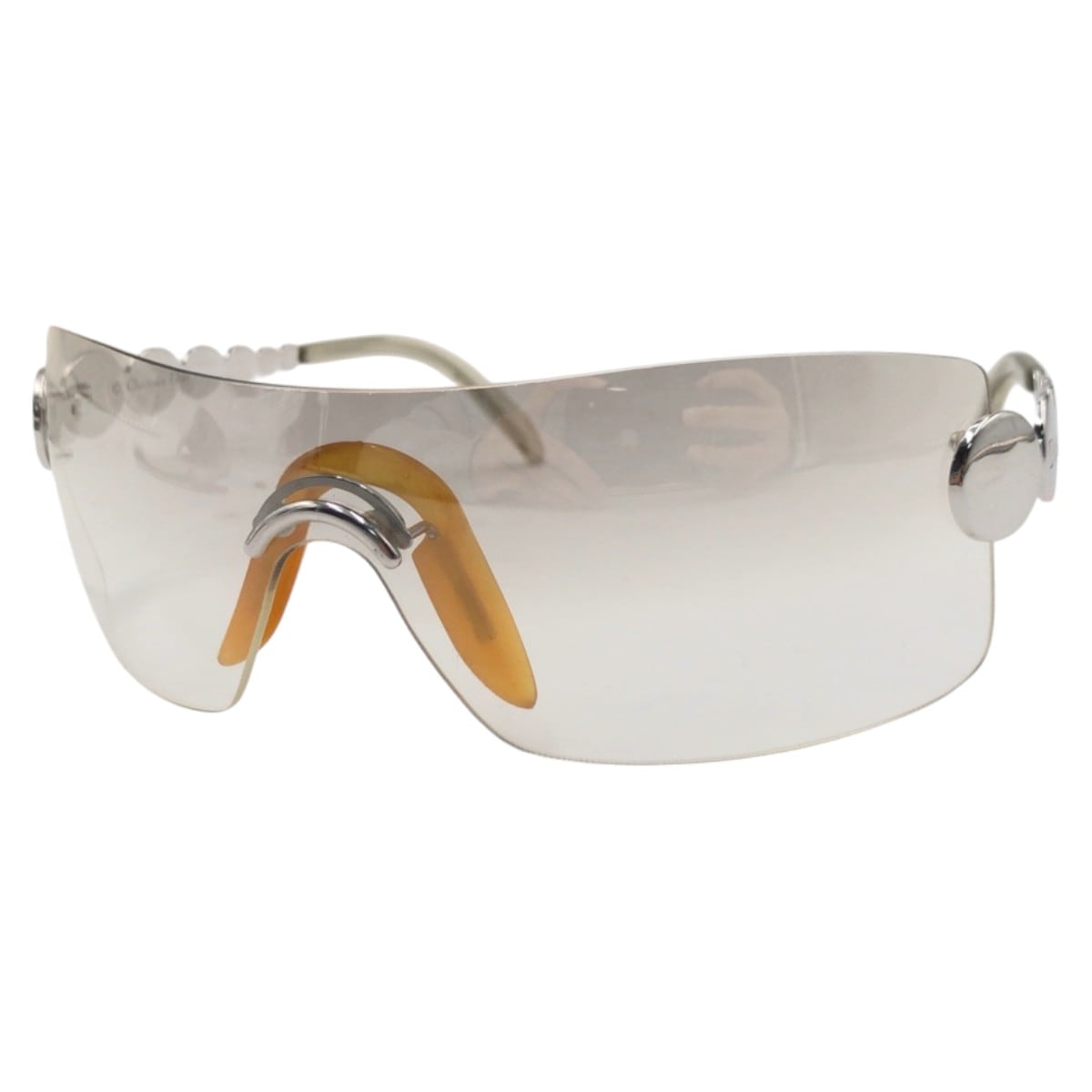 シルバー クリア メタル 22G 120 サングラス レディース 410782