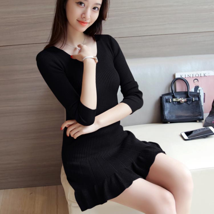 チュニックワンピース 無地 着やせ ミニワンピース 長袖 ｖネック スリム タイトワンピース ニットワンピース 薄手 新作 レディースファッション セクシー インナーワンピース 半袖ミニ 膝丈ワンピ 上品なスタイル Www Quartzhotel Mx