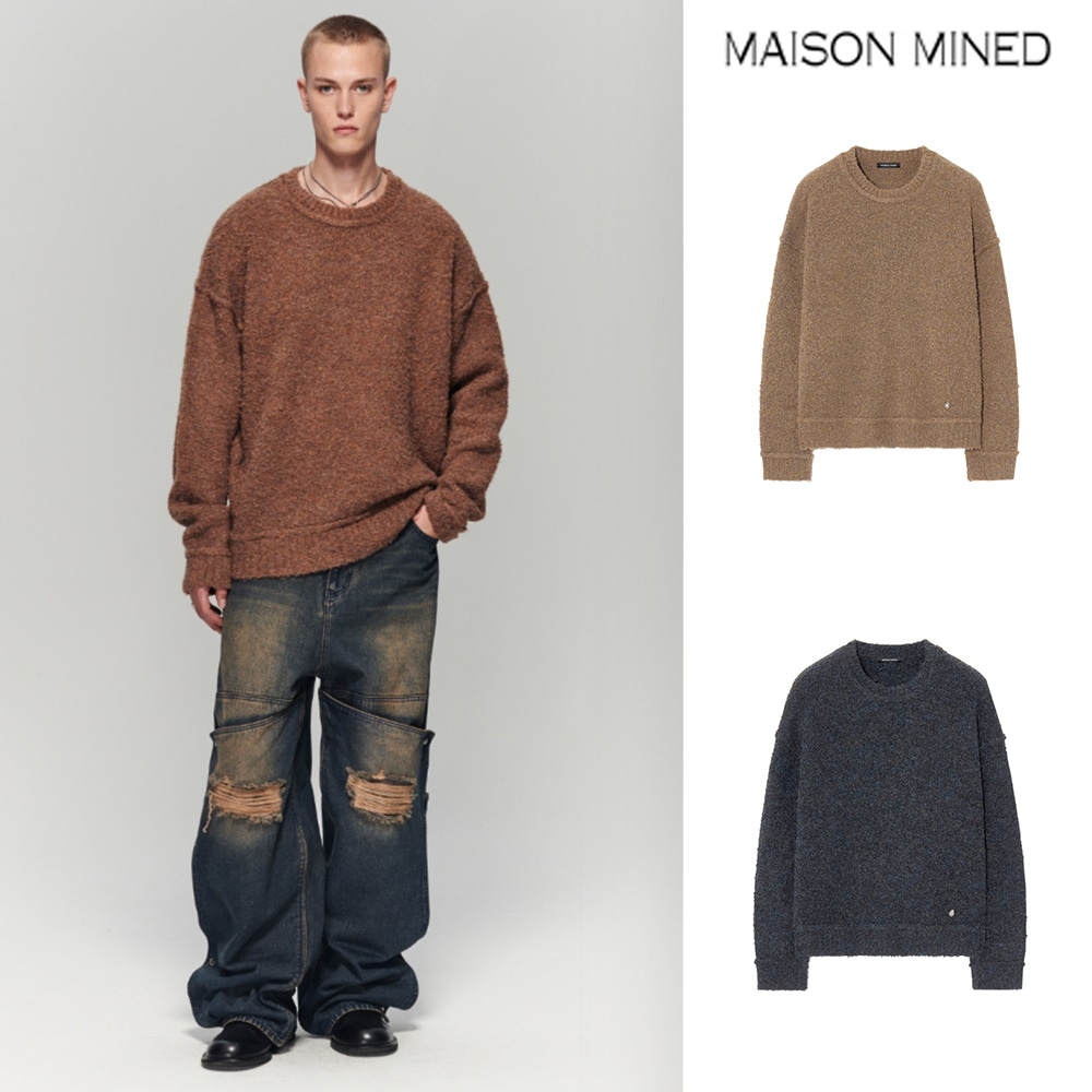 【MAISON MINED】 PANDORA BOUCLE PULLOVER KNIT 11,458円