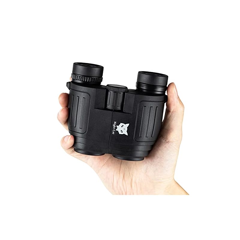 Night Cat 双眼鏡 コンサート 10倍 10 x 25 コンパクト 軽量 小型 バードウォッチング 観戦 Bak4 アウトドア 防水 高倍率