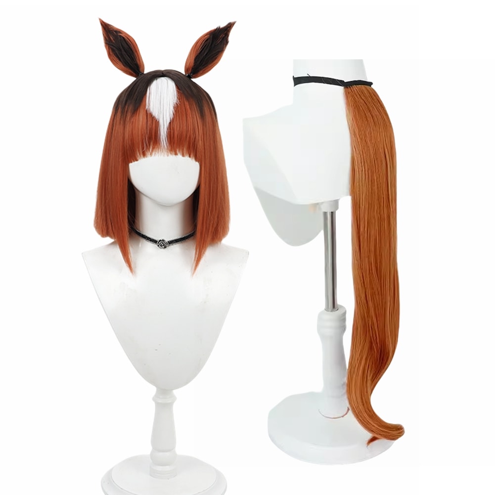トランセンド コスプレウィッグ 耳付き 尻尾付き かつら カツラ 耐熱 演出服 アニメ 祭り ハロウィン クリスマス 学園祭 文化祭