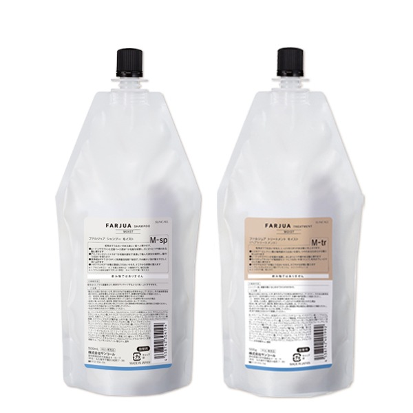 ファルジュア シャンプー 500mL + トリートメント 500g [モイスト・コンセントレート] 詰め替え 選べるセット