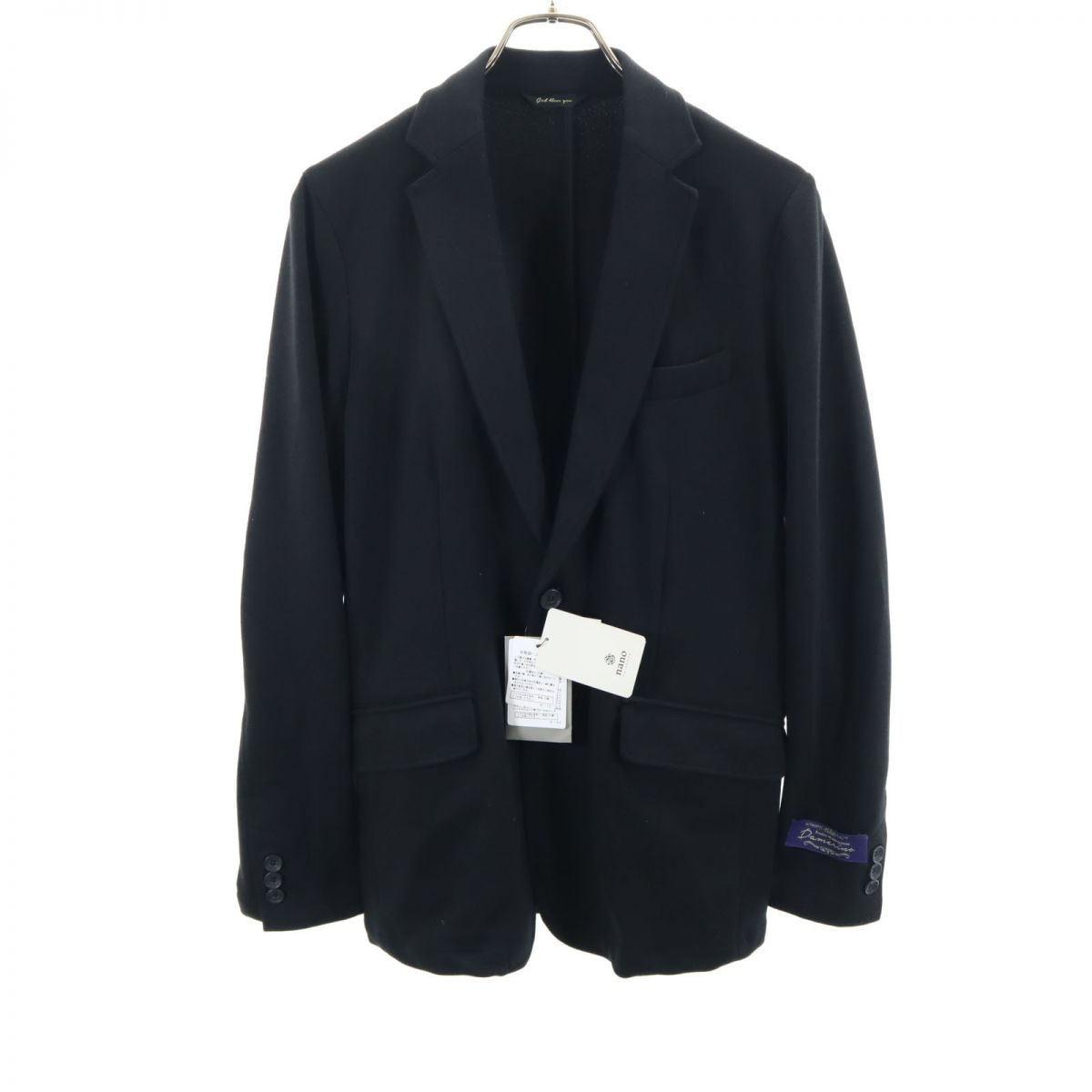 未使用 ストレッチ テーラードジャケット S ブラック メンズ