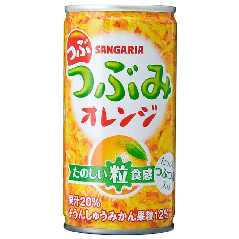 サンガリア つぶみオレンジ 0g缶×30本