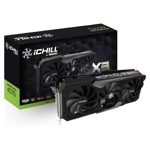 Inno3D GeForce RTX 4070 ICHILL X3 C40703-126XX-186148H [PCIExp