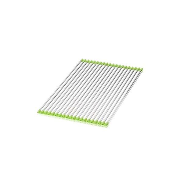 水切りラック キッチン用品 幅57.4×奥行33cm グリーン KS-2764 スノコロロ ふきん スポンジ 食器 野菜 洗い物 流し台 シンク