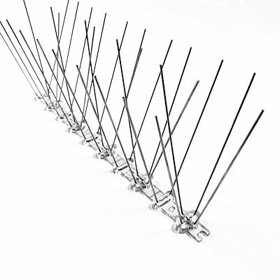 他サイト： 鳥よけ 鳩よけ カラスよけ ステンレス スパイク 【総長：1ｍ 】 ベランダ 鳩よけ ステンレス とげとげシート 鳥よけピン 鳥よけスパイク 鳥よけ針 野良猫よけ イタチ 侵入対策 野鳥鳴き声対策の商品画像