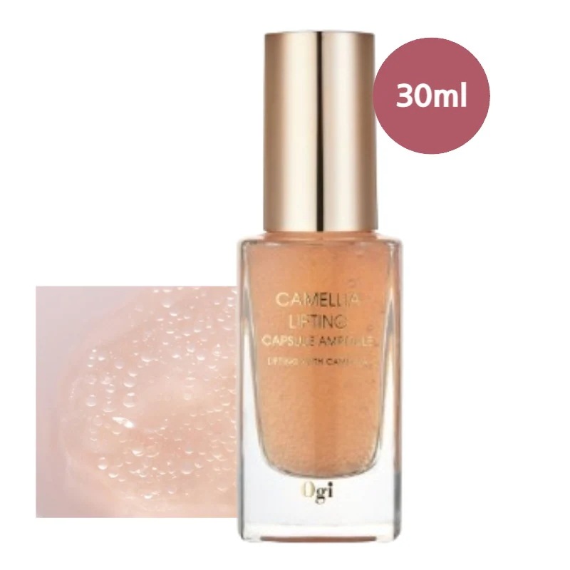 Ogi カメリアリフティングカプセルアンプル30ml/水分/弾力/保湿/低刺激/韓国コスメ