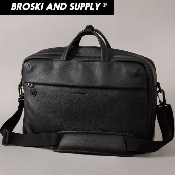 BROSKI AND SUPPLY ブロスキーアンドサプライ BBOM-811-BLACK CADENCE トートバッグ