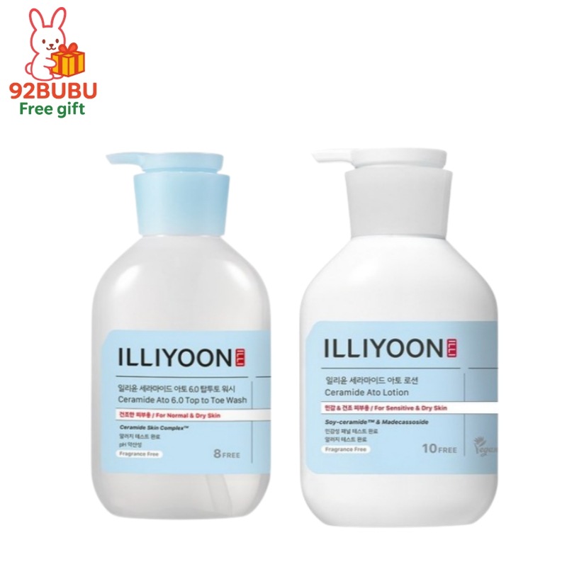 [乾燥肌ボディケア人気]セラミド アト 6.0 トップトゥトー ボディウォッシュ 無香料 500ml+ローション 508ml/全身洗浄ケア/オールインワン/低刺激/保湿/洗浄料/全身保湿//家族用