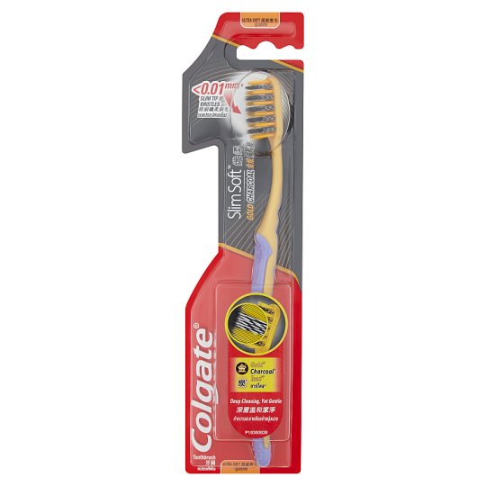 最低価格の Colgate Toothbrush Soft Ultra Charcoal Gold Soft Slim 歯ブラシ