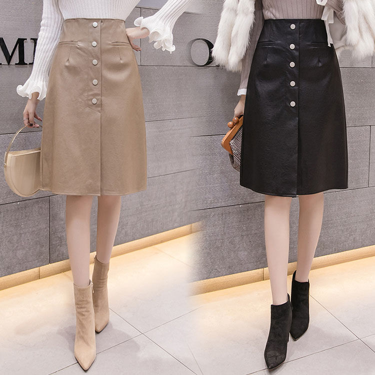 スカート Aライン 春秋 レディース レザー 大人 パーティー ファッション 結婚式 二次会 同窓会 上品 きれいめ お出かけ 着やせ ミモレ丈 体型カバーフェミニン ブラック ベージュ BQ-102