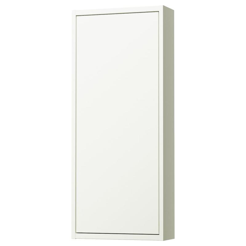 HAVBACK ハーヴベック ウォールキャビネット 扉付き - ホワイト 40x15x95 cm