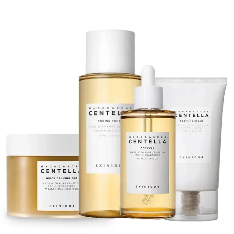 マダガスカル センテラ 4点 セット(パッド 70枚+トナー 210ml+アンプル 100ml+スージングクリーム 75ml)