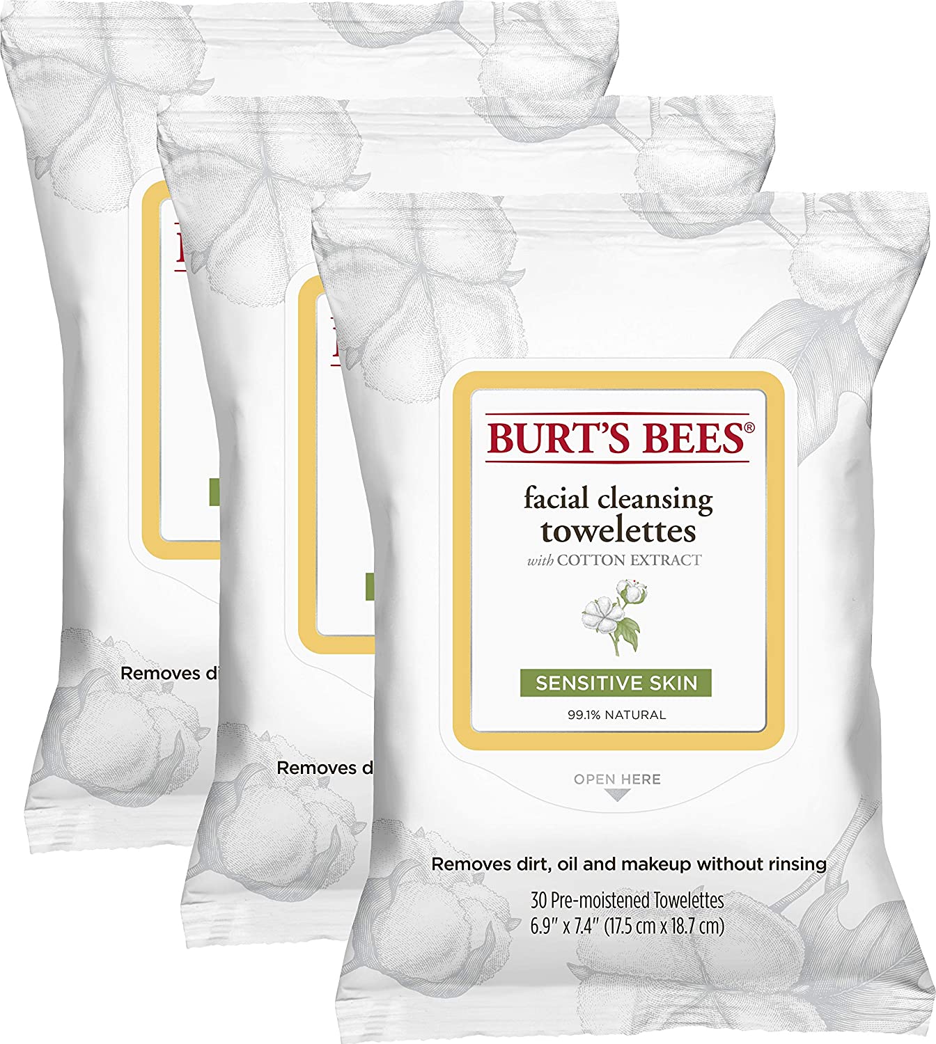 [アメリカ無料直送] [プレミアム商品][満足度上位]Burts Bees 敏感肌用フェイシャルクレ