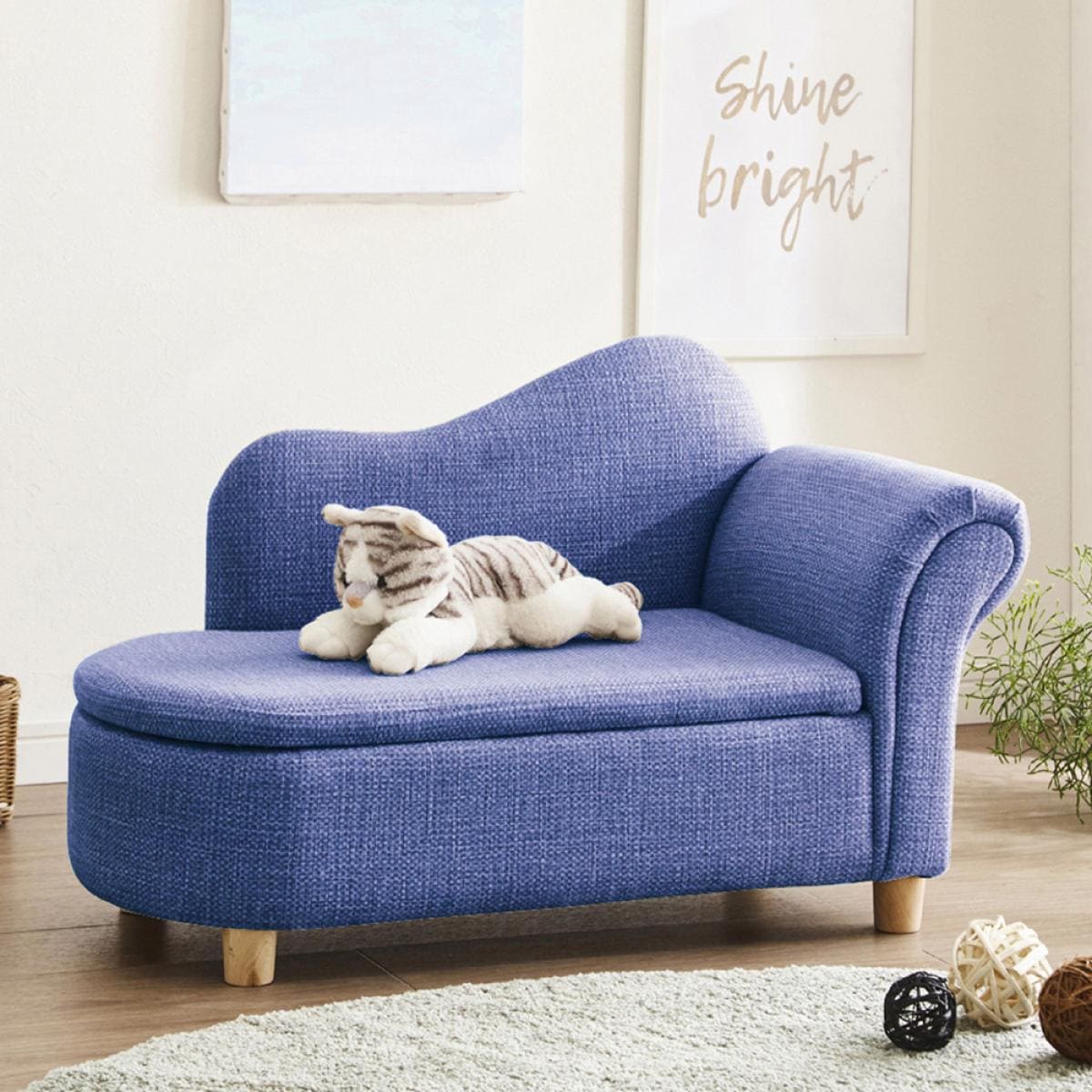 【I】【送料無料】後藤家具物産 座面収納庫付きペット用ソファー PSO-KRS-NV ネイビー　ペットベッド ペット家具 【代引き不可】【離島不可】【代引不可/沖縄・離島不