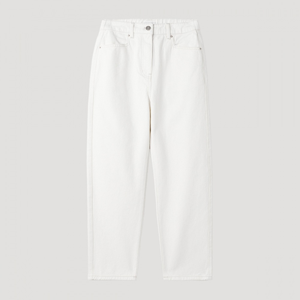 [SHS MISS] ベーシックコットンストレートデニムパンツ_SSMSLP12050_OW