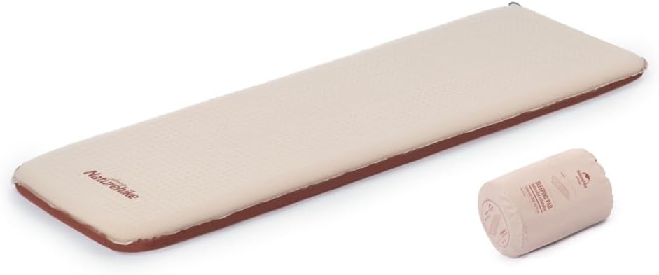 キャンプ用自動膨張エアーマット インフレーターマット アウトドアキャンプ用 極厚 6cm 弾性生地採用 キャンプ 車中泊 防災1人用