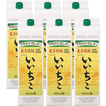 1800mlパック　6本セット 麦焼酎