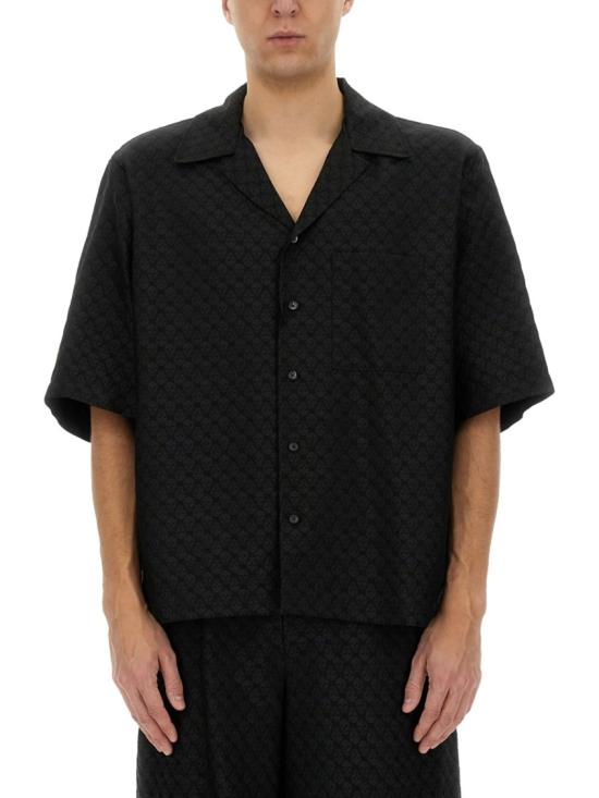 ALEXANDER MCQUEEN Men Shirts 814693 QRABU1010 Black