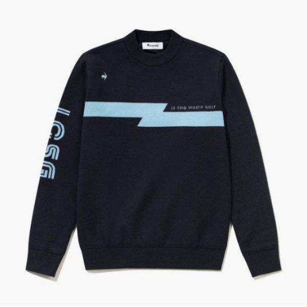 ゴルフTシャツ KQF GQ421MKPO2-CHCL 男性 ソフトタッチ 防風セーター CHARCOAL