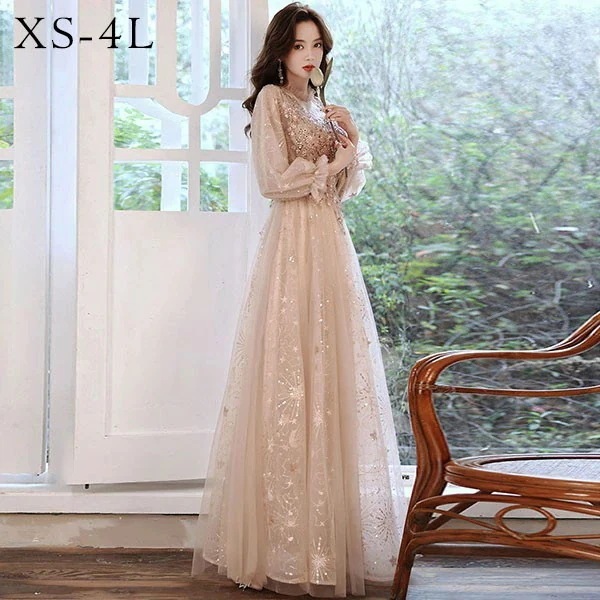 ドレス 大人 ピアノ 発表会 演奏会用ドレス ロングドレス 演奏会 イブニングドレス 結婚式 母親 ピアノ発表会 中学生 パーティードレス 発表会ドレス 高校生 コンクール ロング 大きいサ