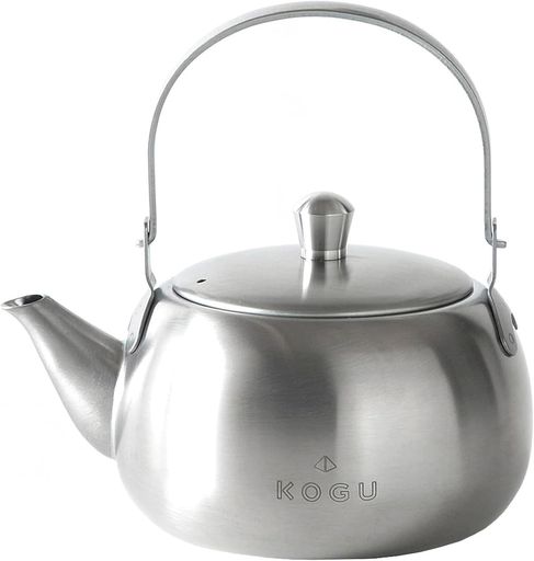 KOGU 茶考具 急須 【日本製】 ステンレス 割れない 軽量 2~3杯用 茶こし付き コンパクト ツヤ消し仕上げ おしゃれ かわいい シンプル 500ml 燕三条 40632 プレゼント 誕生日 記