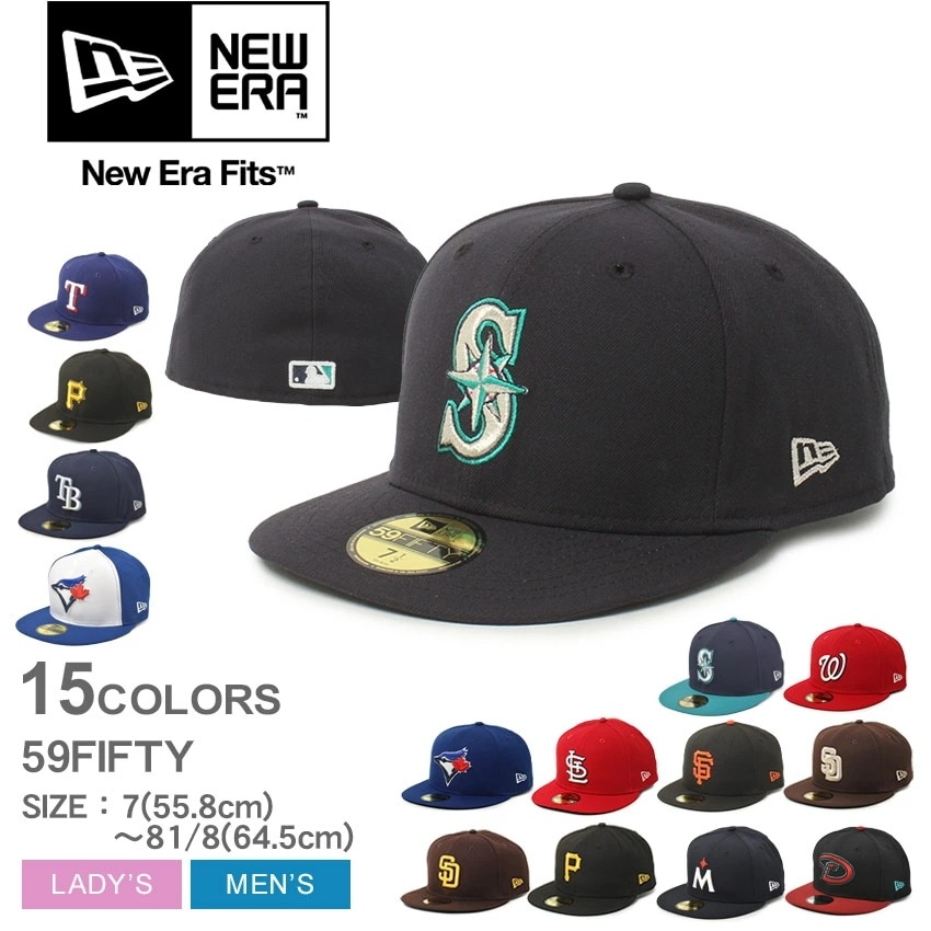 フィフティナインフィフティー MLB ON-FIELD 59FIFTY AUTHENTIC COLLECTION レディース メンズ 帽子 おしゃれ ストリートファッション キャップ 野球 チームロゴ