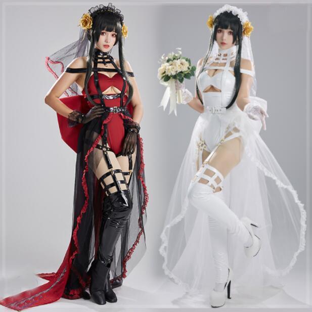 SPY×FAMILY スパイファミリー ヨル・ブライア 同人 花嫁 コスプレ 衣装 コスチューム 変装 仮装 大人用 舞台装 演出服 アニメ cosplay 撮影