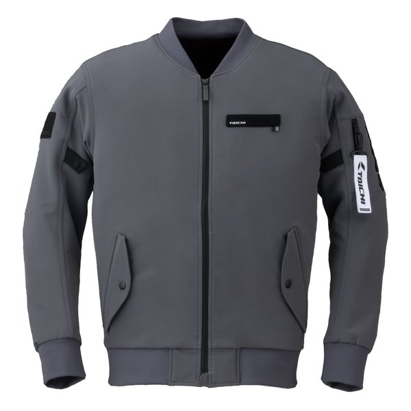 バイク用 春夏 クイックドライ フライト ジャケット ガンメタル/XLサイズ RSJ343/GUNMETAL/XL