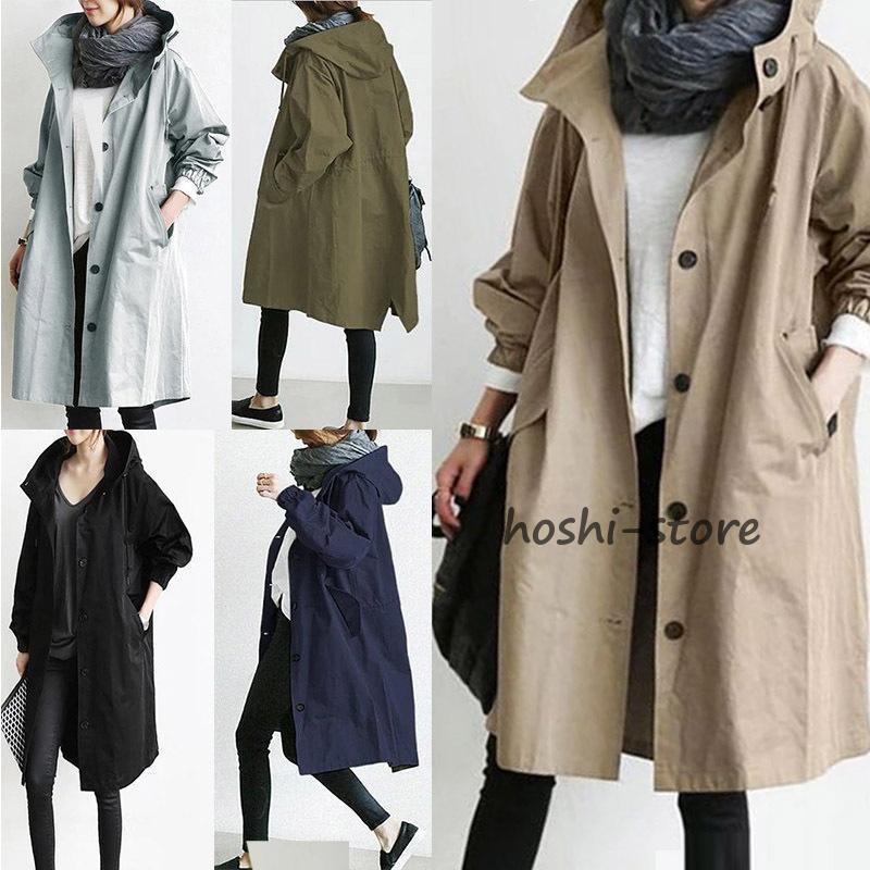 即納あり秋冬まで穿けるトレンチコート レディース ロング 秋 コート アウター スプリングコート 秋アウター ジャケット 通勤 カジュアル 大きいサイズ 春 秋服 2023