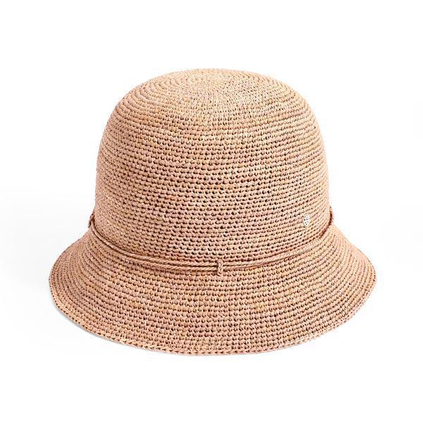 [] 女性 Villa6 クロッシュ バケットハット ラフィア帽子(R1)(50136 NOUGAT)